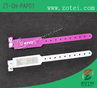 RFID one-time paper wristband
