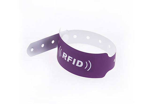 RFID one-time paper wristband