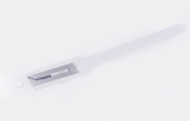 RFID one-time paper wristband