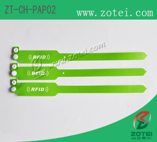 RFID one-time paper wristband
