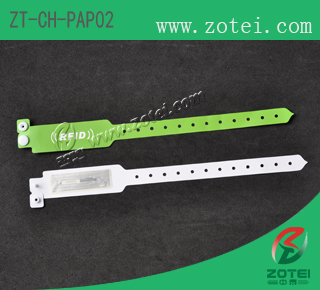 RFID one-time paper wristband