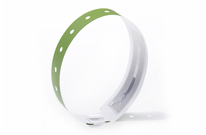 RFID one-time paper wristband