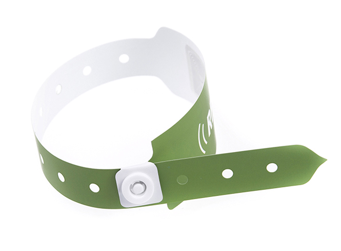 RFID one-time paper wristband