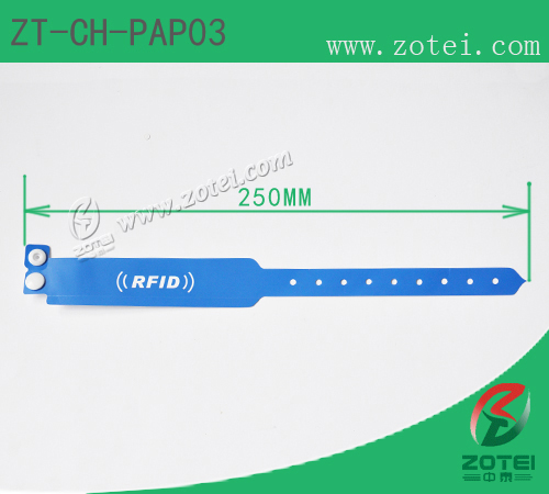 RFID one-time paper wristband