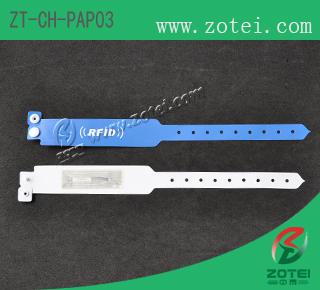 RFID one-time paper wristband