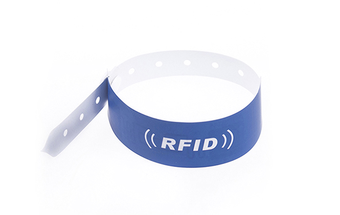 RFID one-time paper wristband
