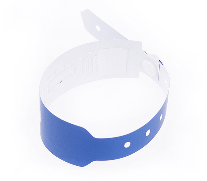 RFID one-time paper wristband