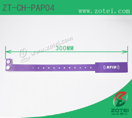 RFID one-time paper wristband