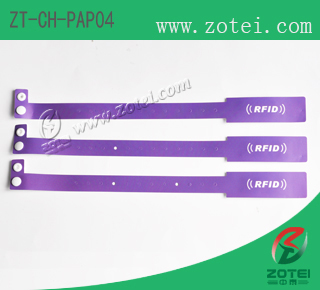 RFID one-time paper wristband