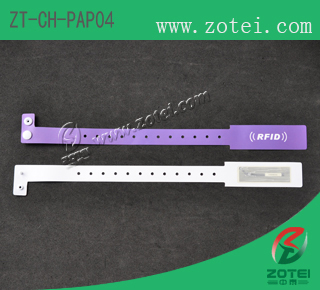 RFID one-time paper wristband