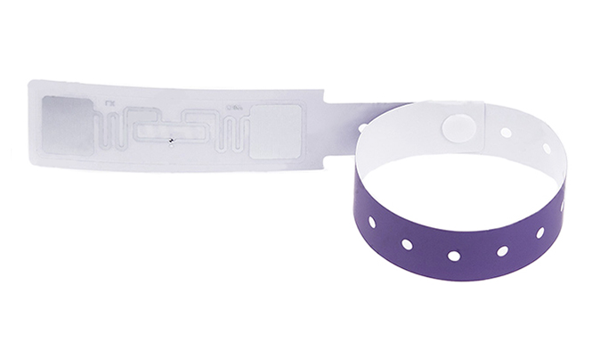 RFID one-time paper wristband