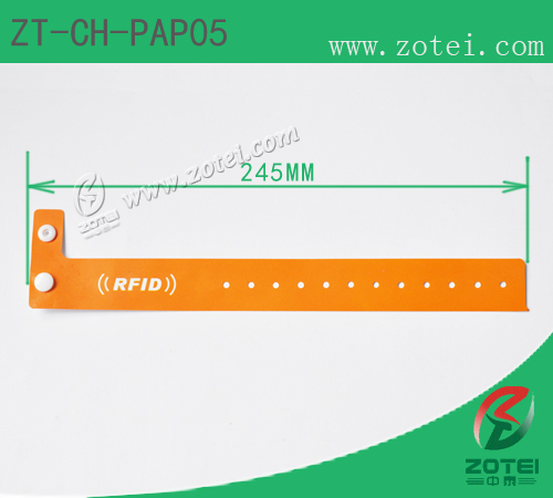 RFID one-time paper wristband