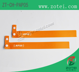 RFID one-time paper wristband