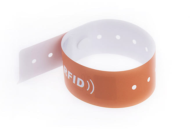 RFID one-time paper wristband