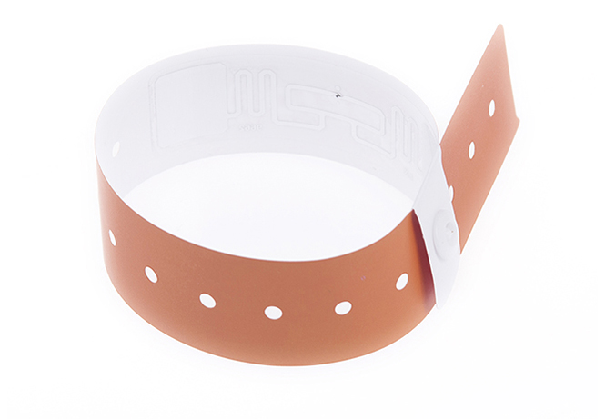 RFID one-time paper wristband