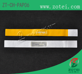 RFID one-time paper wristband