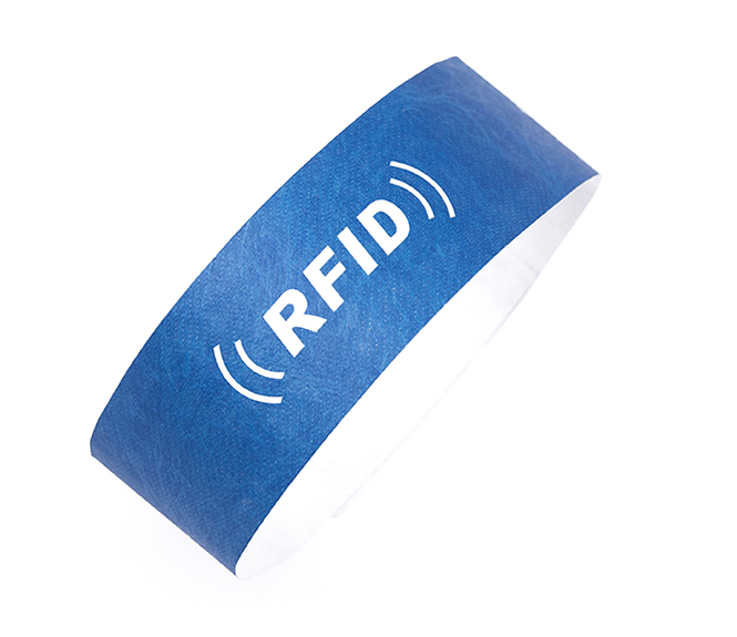 RFID one-time paper wristband