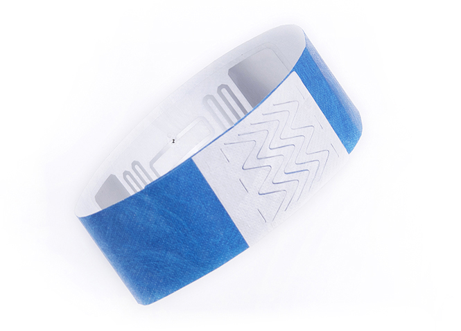 RFID one-time paper wristband