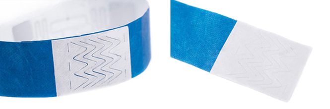 RFID one-time paper wristband