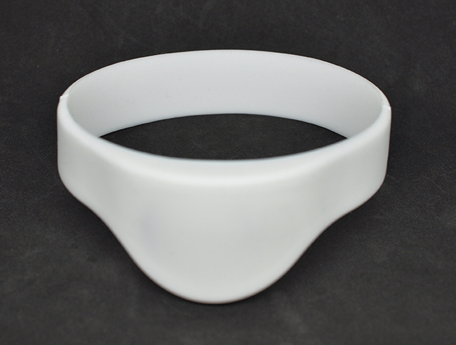 Half Round RFID Silicone Wristband