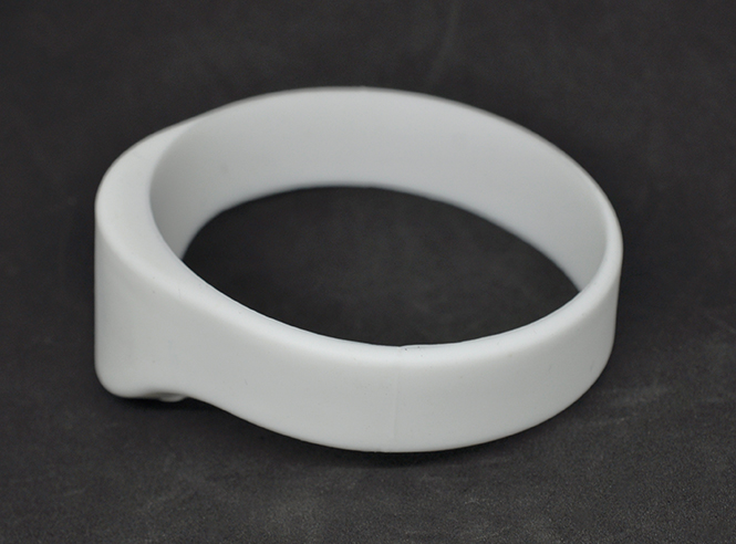 Half Round RFID Silicone Wristband