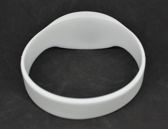 Half Round RFID Silicone Wristband