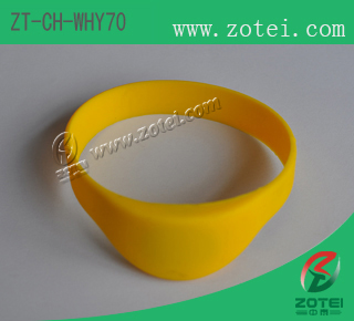 Half Round RFID Silicone Wristband