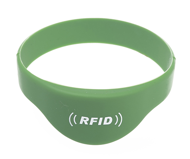 Half Round RFID Silicone Wristband