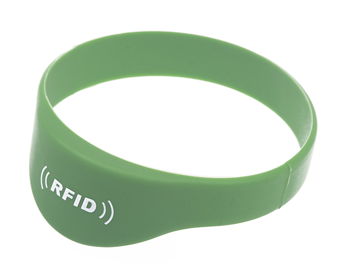 Half Round RFID Silicone Wristband