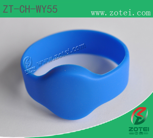 RFID round silicone wristband