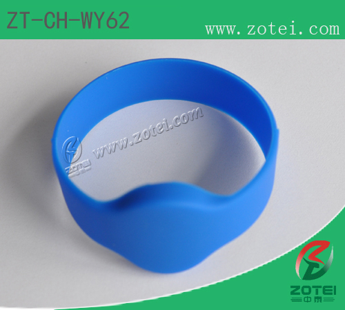 RFID round silicone wristband