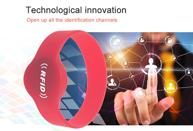 RFID silica gel wristband