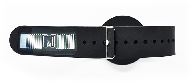 RFID two chips wristband