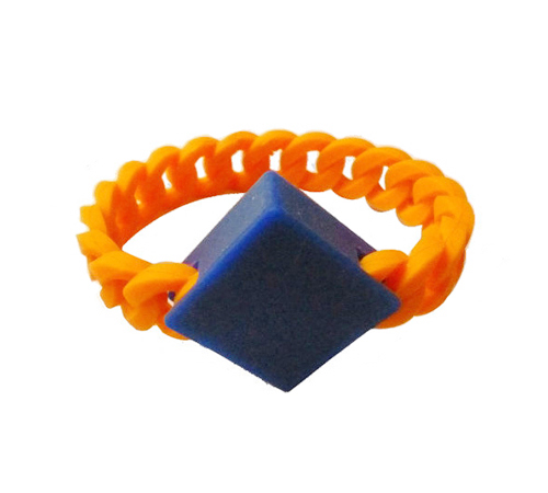 Braid silicone wristband