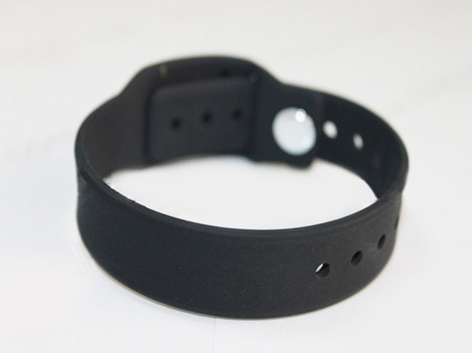 RFID square silicone wristband 
