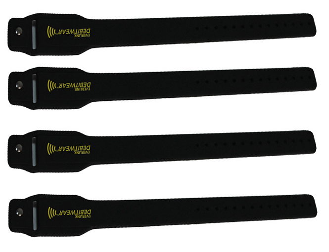RFID square silicone wristband 