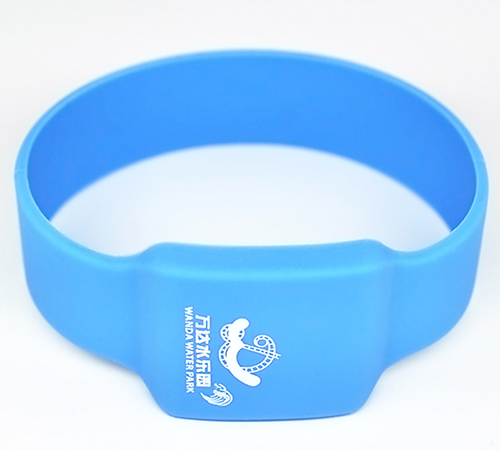 RFID square silicone wristband 