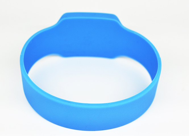 RFID square silicone wristband 