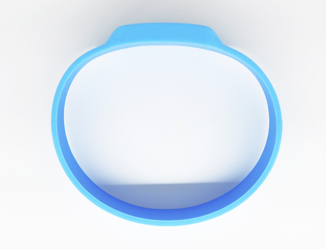 RFID square silicone wristband 
