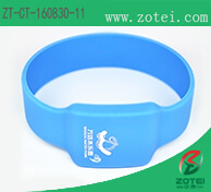 RFID square silicone wristband