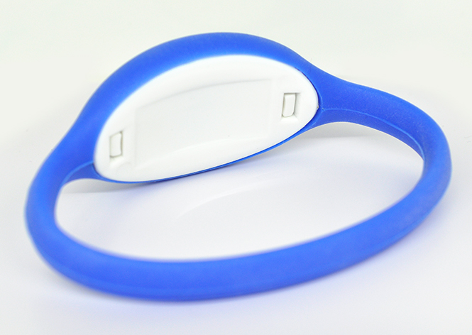 RFID oval silicone wristband