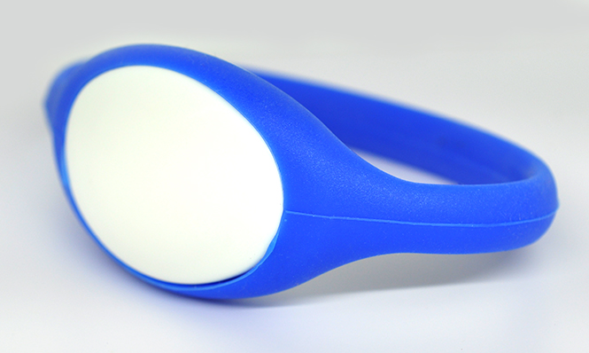 RFID oval silicone wristband