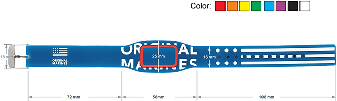 RFID silicone wristband