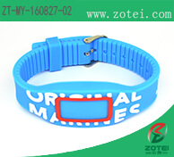 RFID silicone wristband (watch band clasps)