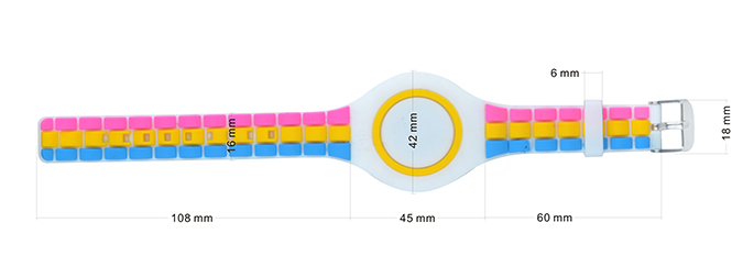 RFID silicone wristband