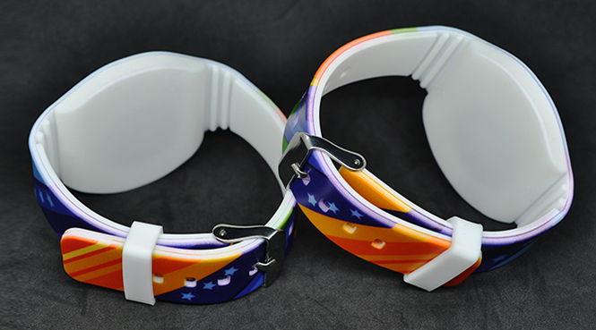 RFID silicone wristband