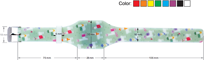 RFID silicone wristband