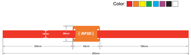 RFID nylon wristband