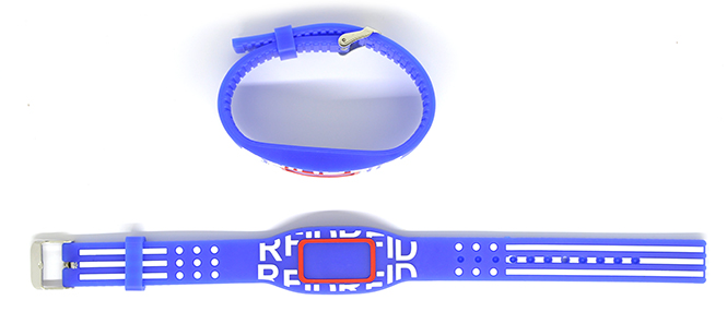 RFID silicone wristband