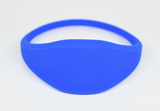 Oblate RFID Silicone Wristband